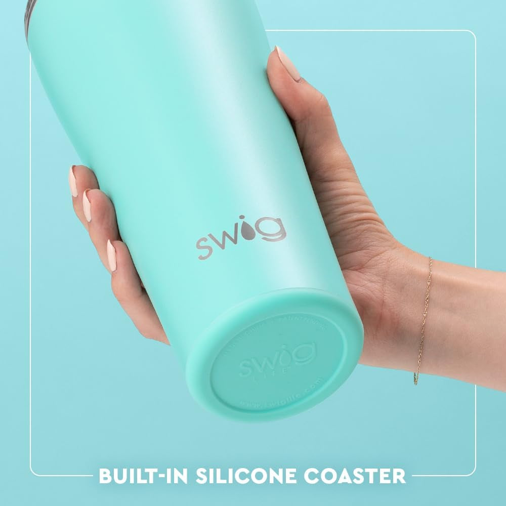 32Oz Insulated Tumbler, Travel Coffee Tumbler with Lid, Cup Holder Friendly Travel Coffee Mug, Stainless Steel with Lid (Wanderlust)